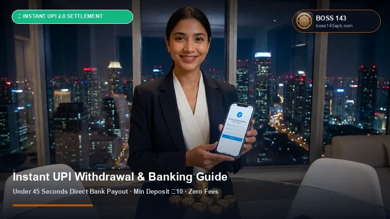 Boss 143 Instant UPI Withdrawal & ₹100 INR Deposit Tutorial